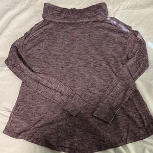 Wild Pearl Purple Turtle Neck Sweater